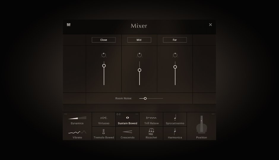 使用话筒位置相对音量,来控制声音空间与乐器音色。 利用立体声采样,让声音在总体编曲中大放异彩。