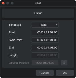 Fender Studio Pro中文版说明书界面，显示时间轴设置和参数调整界面，适用于音乐制作和音频编辑。.
