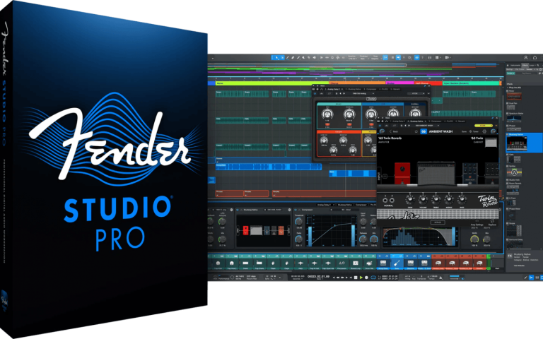 高效的Fender Studio Pro音乐制作软件界面截图.